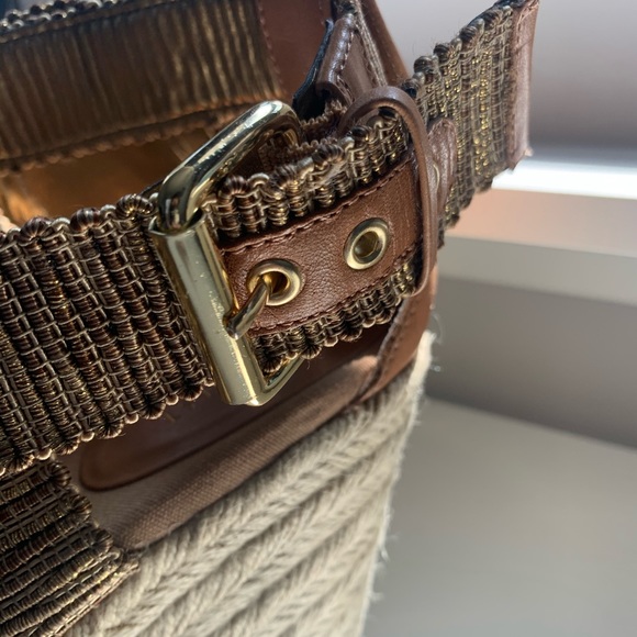 Nine West Open Toe Wedge Heels - Picture 9 of 9